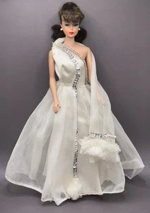 Vintage Superstar Barbie Clothes Outfit #9836 Spotlight on Romantic White Dress - Picture 1 of 7