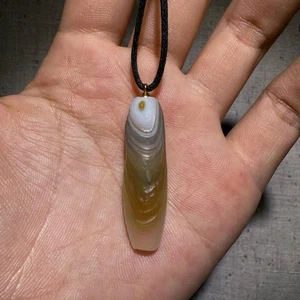 🌟🔥🚀Rare China Inner Mongolia Gobi Eye Rough Agate Specimen Pendant - Bild 1 von 10
