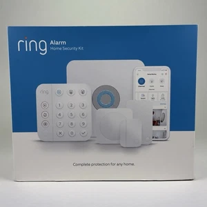 Kit de seguridad Ring Alarm 8 piezas, sistema de seguridad para el hogar 2da generación con Alexa TOTALMENTE NUEVO - Imagen 1 de 6