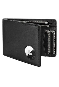 AirTag Wallet - Minimalist Front Pocket Mens Wallet for Apple Air Tag - Picture 1 of 6
