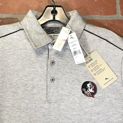 FSU Florida State Seminoles Tommy Bahama Mens Small NCAA Tailgater Polo NWT $128 - Image 1 of 4