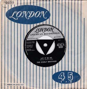 The Everly Brothers Let It Be Me London Tri HL-A 9039 Rock 'n' Roll 1959 - Picture 1 of 4
