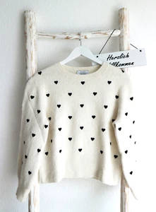 ★ & OTHER STORIES ★ gesuchter Pullover HERZSTICKEREI M DE 38 +mit Wolle+NP89 - Bild 1 von 6