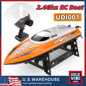New 2.4Ghz RC Boat Udirc Remote Control RC Electric Boat Toy Gift for Kids Adult - Picture 1 of 14