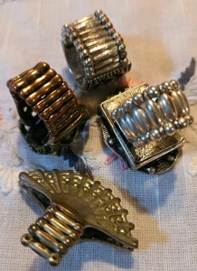 👌Anillo elástico vintage lote de 4 estilos mixtos bonitos diseños - Imagen 1 de 13
