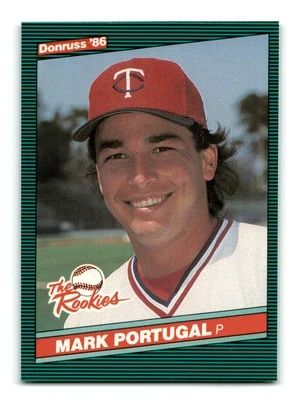 Mark Portugal 1986 Donruss The Rookies RC #44 Minnesota Twins NM-MINT - Image 1 of 2