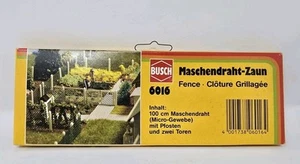 Busch HO Scale Chain Link Fence Wire Mesh 6016 - Picture 1 of 2