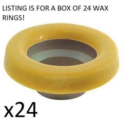 (CASE OF 24) Eastman 40144 Wax Toilet Blow Ring w/ Sleeve for Toilet with Flange - Image 1 of 2
