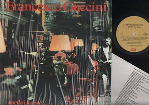 LP FRANCESCO GUCCINI QUELLO CHE NON... 1990 EMI TAVOLAZZI TEMPERA CANTAUTORI ITA - Picture 1 of 1