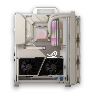 DIY Open Frame Wärmeableitung Aluminiumlegierung Computer Gehäuse ATX/MATX/ITX - Bild 1 von 2