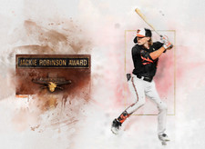 Gunnar Henderson #1 Sketch Card Limited 2/10 John Rudolph Signed Orioles AL ROY