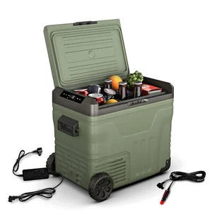 Chłodziarka Sprężarka 12V / 230V 50L Pikick Camping Zamrażarka Biuro Przenośny wyświetlacz LCD  - Zdjęcie 1 z 8