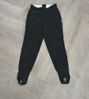 Bogner Women's Sz 10 Stirrup Ski Snow Pants Black Wool Blend Jacquard USA Made