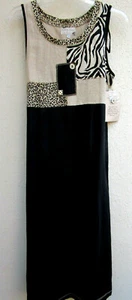 VTG..EARTH SONG..LONG FULL LENGTH..ANIMAL PATTERN..LINEN..DRESS..NEW TAGS..sz 8 - Bild 1 von 6