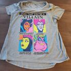 Signs That You're A Villain Girls Shirt Disney Princess Villains Xl (15-17)