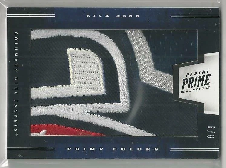 2011-12 PANINI PRIME COLORS RICK NASH 5 COLOR PATCH 6/8!!