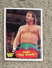 #33 Jake The Snake Roberts ROOKIE 1985 Series 2 O-Pee-Chee  WWF Wrestling  Card