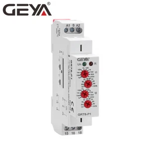 GEYA Pulse Output Timer Relay Switch Impulse Timing 16A AC / DC12V-240V Din Rail - Imagen 1 de 16