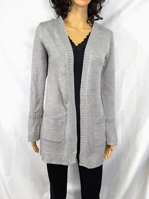 P.S. Aeropostale Lightweight Cardigan Girl's Size L (14) Light Gray NWT - Image 1 of 4