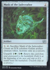 MASK OF THE JADECRAFTER 201/287 FOIL THE BROTHERS' WAR MTG MAGIC NM - Picture 1 of 1