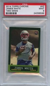 2014 Topps Chrome 1963 Minis 42 James White PSA 9 Mint RC - Picture 1 of 1