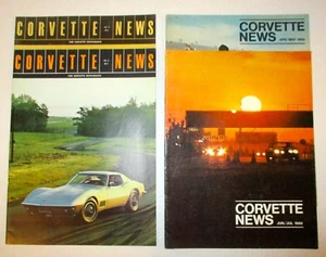 Vintage CORVETTE NEWS MAGAZIN 1968 Band 11 # 3 & 4, 1969 April/Mai & Juni/Juli EUC - Bild 1 von 7