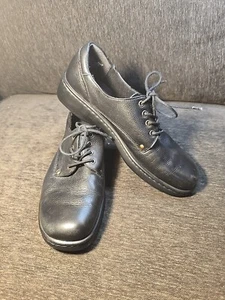 Naturalizer Womens Black Lace Up Jazzed Oxford Shoes Size 8 W Black - Picture 1 of 7
