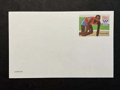 1980 U.S. 10c Summer Olympics 1980 Sc # UX80 Postcard 1979 USA MNH - Image 1 of 2