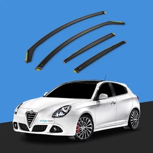 Deflectores de viento 4 piezas tintados para hatchback 5 puertas Alfa Romeo Giulietta 2010-2021 - Imagen 1 de 10