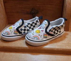 Vans ‘Flour Shop’ Icon Checker Board Classic Slip on Shoes Toddler 4.5  - Picture 1 of 8