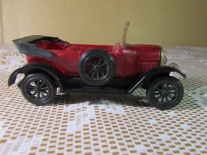 722Z Vintage 1960 Jouet Del Huilor France Fiat 501 Torpédo 1926 Rouge Plastique - Imagen 1 de 10