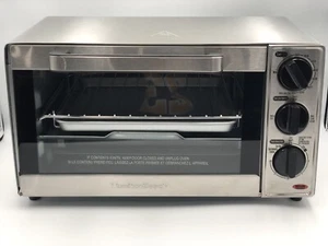 Hamilton Beach 31401 4 Slice Toaster Oven - Stainless Steel—READ DESCRIPTION - Picture 1 of 3