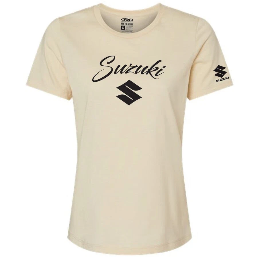 Camiseta para mujer Factory Effex Suzuki Script Foto 1 de 1