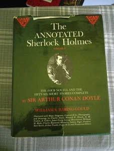 The Annotated Sherlock Holmes Vol 1 Collection of 4 Novels 56 Short Stories Vtg - Picture 1 of 8