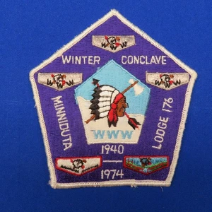 Boy Scout Minniduta Lodge 176 1974 Conclave Order Of The Arrow Patch 259C1 - Picture 1 of 2