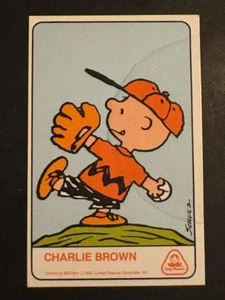 1983 Dolly Madison Trading Card - Charlie Brown - Peanuts - Picture 1 of 3