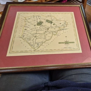 RUTLAND, John Cary Original handkolorierte antike Landkarte 1787 - Bild 1 von 6