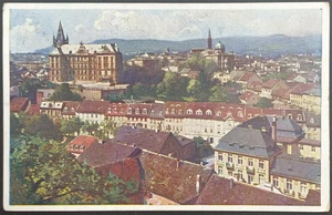 Teplice-Sanov Old postcard czechoslovakia, Stamp with Star of David. - Picture 1 of 3