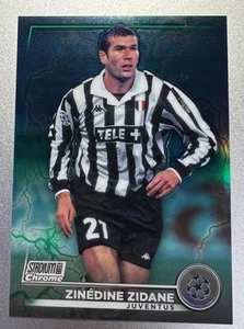 2022-23 Stadium Chrome UEFA #5 Zinédine Zidane Aqua Electric Refractor #/225 - Picture 1 of 2