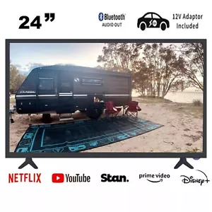 Linsar 24" HD WebOS Smart TV with 12V Adaptor LS24HDNF-12V - Picture 1 of 9