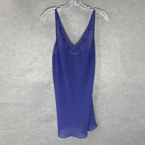 Victoria's Secret Schlupfkleid blau Blumenstickerei Negligee romantisch Nachthemd Gr. S - Bild 1 von 11