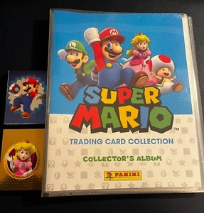 Super Mario Trading Cards Panini Sammelalbum + 67 Karten mit Limited Karten - Bild 1 von 8
