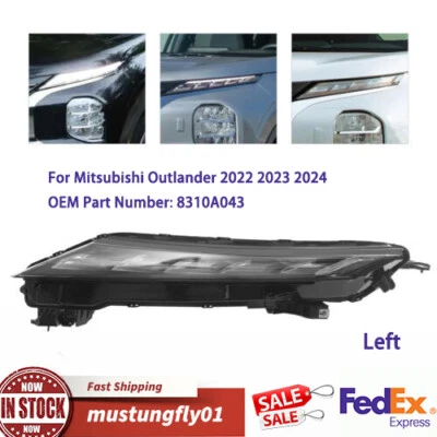 For 2022-2024 Mitsubishi Outlander Driver Left LED Turn Signal Light Signal Lamp - Image 1 of 4