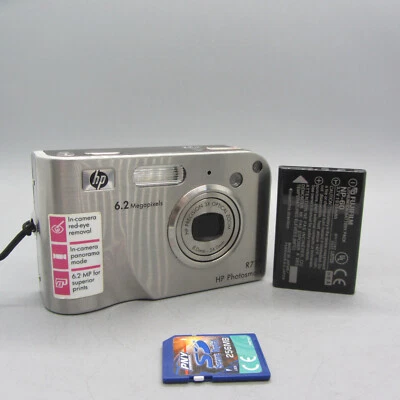 HP Digital Camera Photosmart R717 6.2MP Silver Tested - Image 1 of 4