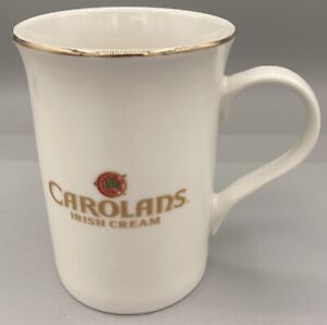 CAROLANS Irish Cream Coffee MUG CUP with Gold Rim Bar Glass  12 Fl. Oz.