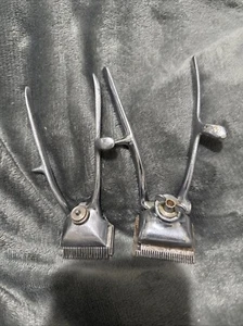 2 x antike Hand - Haar-/Bartschneider/Trimmer - Bressantmarke - Bild 1 von 6