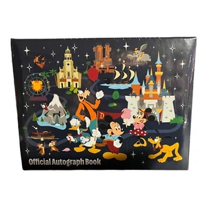 Disneyland Official Autograph Book Mickey Minnie Goofy Donald Pluto Dumbo Chip - Picture 1 of 2