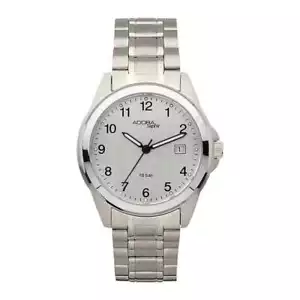 Herrenuhr Quarz Edelstahl Saphirglas Datum 10 bar wasserdicht ADORA 1-201927-001 - Bild 1 von 1
