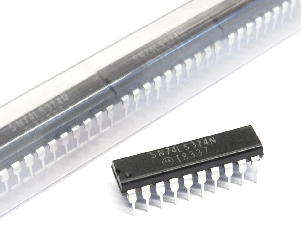 10 Stück SN74LS374N octal D-Type Flip-Flops, Motorola - Bild 1 von 1