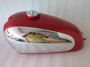 Matchless G12 CSR Competition Chrome & Painted Fuel Petrol Tank - Foto 1 di 9